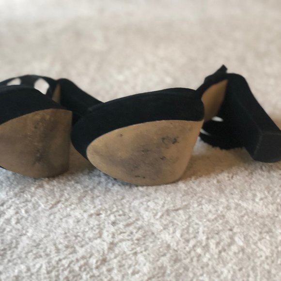 Steve Madden Jillyy Heel - Black Suede - Picture 4 of 7